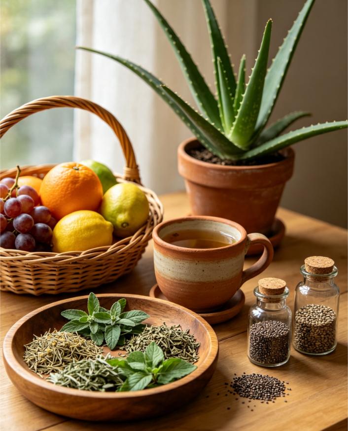 Elementos de la naturaleza para Naturoterapia